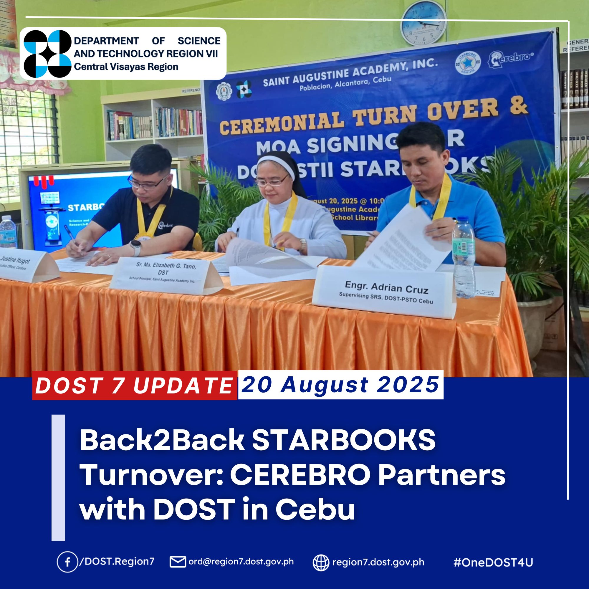 𝐁𝐚𝐜𝐤𝟐𝐁𝐚𝐜𝐤 𝐒𝐓𝐀𝐑𝐁𝐎𝐎𝐊𝐒 𝐓𝐮𝐫𝐧𝐨𝐯𝐞𝐫: 𝐂𝐄𝐑𝐄𝐁𝐑𝐎 𝐏𝐚𝐫𝐭𝐧𝐞𝐫𝐬 𝐰𝐢𝐭𝐡 𝐃𝐎𝐒𝐓 𝐢𝐧 𝐂𝐞𝐛𝐮