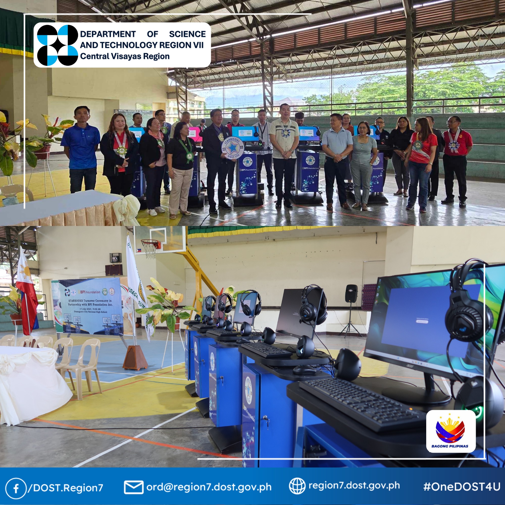 𝐁𝐏𝐈 𝐅𝐨𝐮𝐧𝐝𝐚𝐭𝐢𝐨𝐧, 𝐢𝐧 𝐩𝐚𝐫𝐭𝐧𝐞𝐫𝐬𝐡𝐢𝐩 𝐰𝐢𝐭𝐡 𝐃𝐎𝐒𝐓, 𝐭𝐮𝐫𝐧𝐬 𝐨𝐯𝐞𝐫 𝐒𝐓𝐀𝐑𝐁𝐎𝐎𝐊𝐒 𝐮𝐧𝐢𝐭𝐬 𝐭𝐨 𝐃𝐮𝐦𝐚𝐠𝐮𝐞𝐭𝐞 𝐂𝐢𝐭𝐲 𝐬𝐜𝐡𝐨𝐨𝐥𝐬!